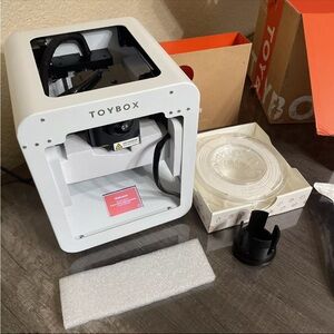 TOYBOX 3D Printer Kid Friendly with Food (Filament) School Camp Sleepovers